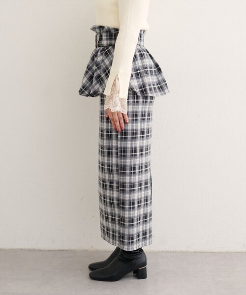 natural couture（ナチュラルクチュール）の「〈canami〉ペプラムベルトナロースカート（スカート・レディース・ブラウン/ピンクベージュ/その他2/その他1・FREE）」の20枚目の写真