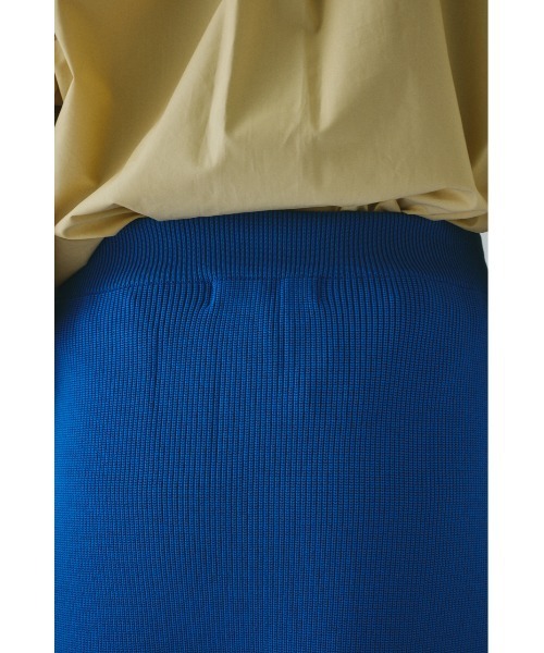 HeRIN.CYE（ヘリンドットサイ）の「Pleated hem knit skirt　　プリーツヘムニットスカート（スカート・レディース・ブラック/ブルー/グレー・FREE）」の9枚目の写真