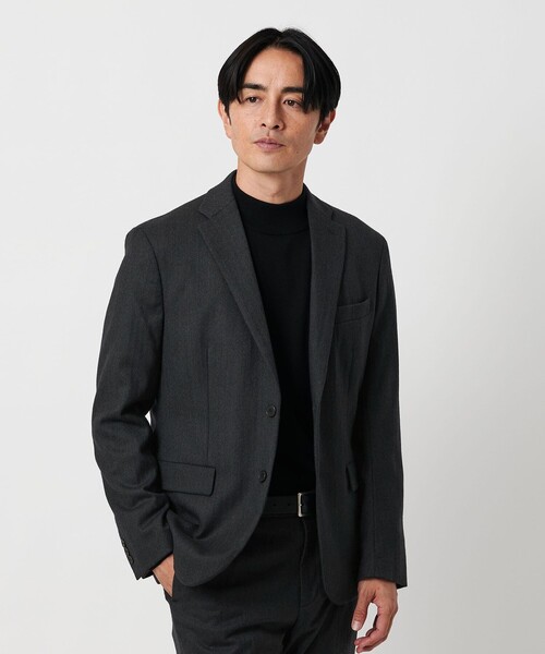 y*様 BEAUTY&YOUTH ダークブルー テーラードジャケットセットアップ レディース テーラードジャケット 6つボタン ダブルブレスト