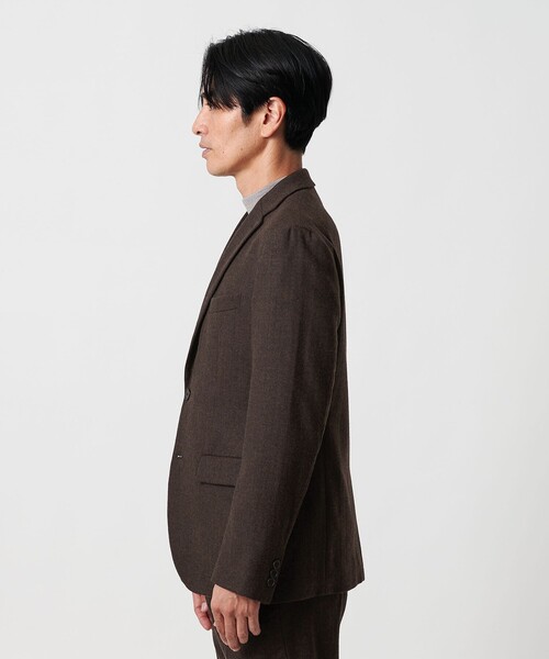 BEAUTY&YOUTH UNITED ARROWS（ビューティーアンドユースユナイテッドアローズ）の「ストレッチ サキソニー 2B ジャケット セットアップ対応（テーラードジャケット・メンズ・その他1/ダークグレー/ネイビー/ダークブラウン・XL/S/M/L）」の10枚目の写真