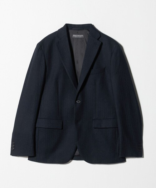 BEAUTY&YOUTH UNITED ARROWS（ビューティーアンドユースユナイテッドアローズ）の「ストレッチ サキソニー 2B ジャケット セットアップ対応（テーラードジャケット・メンズ・その他1/ダークグレー/ネイビー/ダークブラウン・XL/S/M/L）」の12枚目の写真