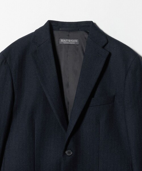 BEAUTY&YOUTH UNITED ARROWS（ビューティーアンドユースユナイテッドアローズ）の「ストレッチ サキソニー 2B ジャケット セットアップ対応（テーラードジャケット・メンズ・その他1/ダークグレー/ネイビー/ダークブラウン・XL/S/M/L）」の14枚目の写真