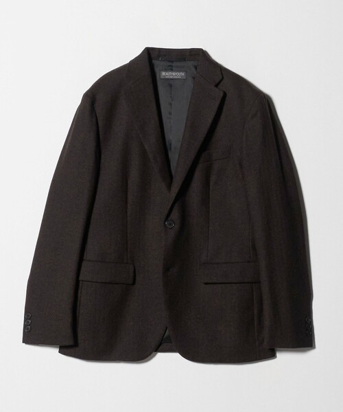 ストレッチ サキソニー 2B ジャケット セットアップ対応（テーラード