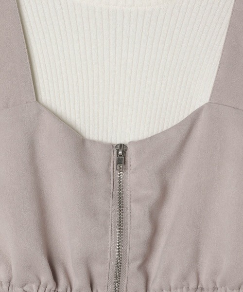 GLOBAL WORK（グローバルワーク）の「トクトク2setメルティベスト/593431（ニット/セーター・キッズ・ホワイト×グレー/グレー×サックスブルー/ホワイト×ブラウン・150cm/140cm/130cm/160cm）」の17枚目の写真