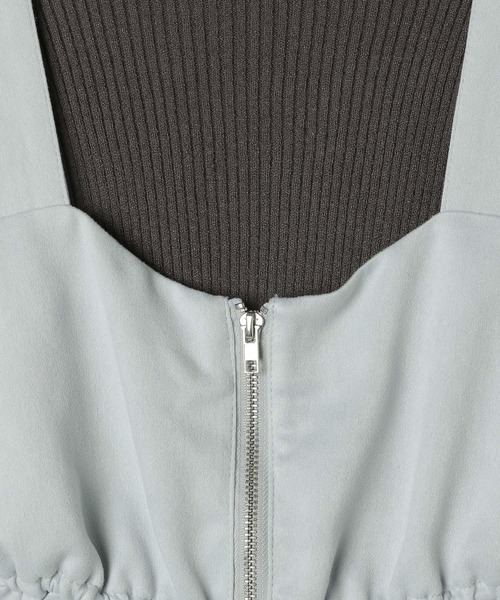 GLOBAL WORK（グローバルワーク）の「トクトク2setメルティベスト/593431（ニット/セーター・キッズ・ホワイト×グレー/グレー×サックスブルー/ホワイト×ブラウン・150cm/140cm/130cm/160cm）」の18枚目の写真