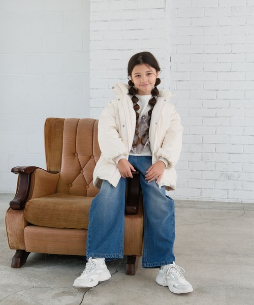 GLOBAL WORK（グローバルワーク）の「トクトク2setメルティベスト/593431（ニット/セーター・キッズ・ホワイト×グレー/グレー×サックスブルー/ホワイト×ブラウン・150cm/140cm/130cm/160cm）」の20枚目の写真