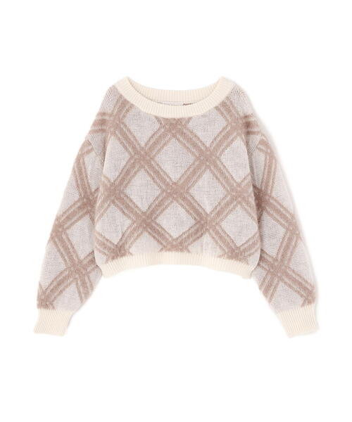 PROPORTION BODY DRESSING（プロポーションボディドレッシング）の「ヘアリーチェックニット / 1215270104（ニット/セーター・レディース・ブルー/グレー系その他/ホワイト系その他・FREE）」の13枚目の写真