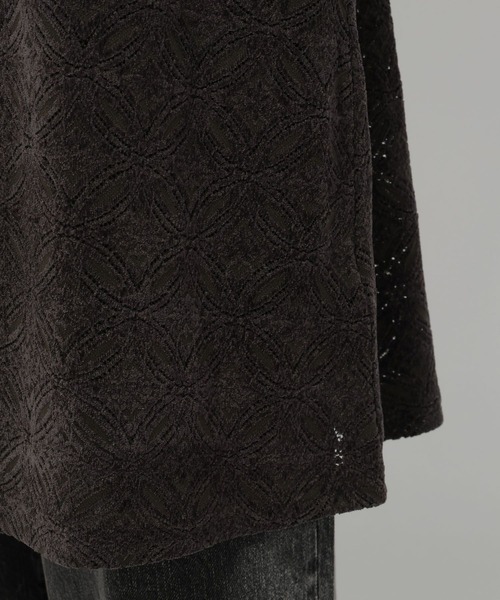 niko and...（ニコアンド）の「3WAYベロアレースキャミワンピース（ワンピース・レディース・チャコール/マスタード/アイボリー・FREE）」の5枚目の写真