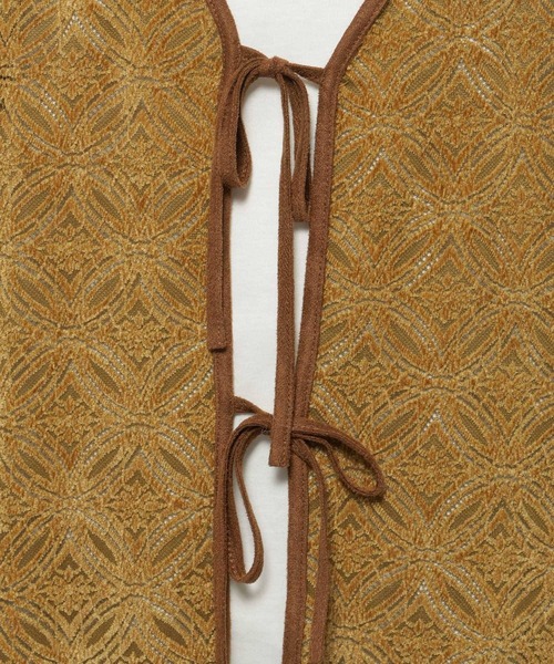 niko and...（ニコアンド）の「3WAYベロアレースキャミワンピース（ワンピース・レディース・チャコール/マスタード/アイボリー・FREE）」の17枚目の写真