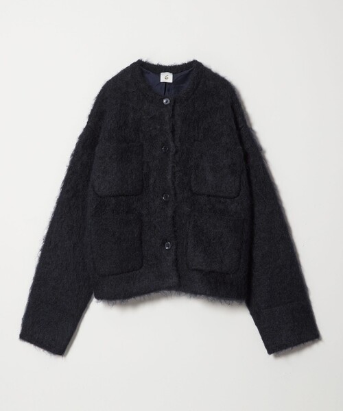 roku 6 モヘヤシャギー カーディガン 6 モヘヤシャギーカーディガン - メルカリ