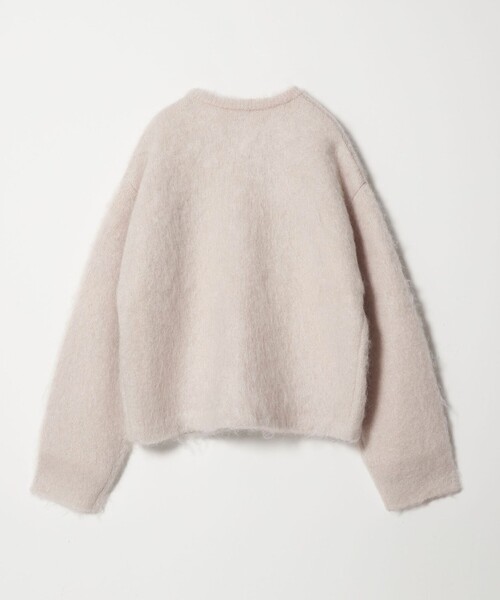 6(ROKU)＞モヘヤウール シャギー カーディガン（カーディガン/ボレロ