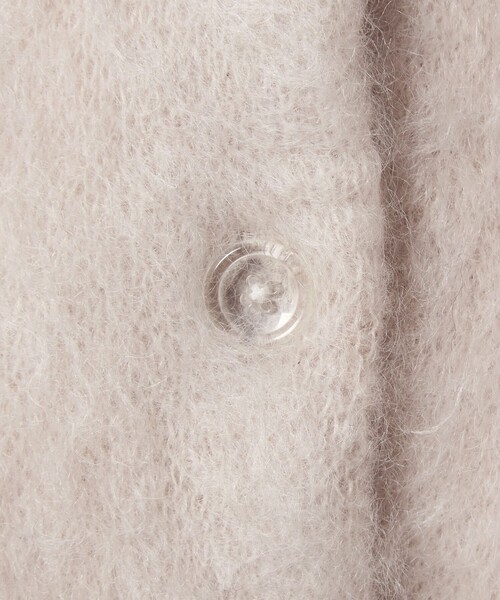 6(ロク)の「<6(ROKU)>モヘヤウール シャギー カーディガン(カーディガン/ボレロ・レディース・ネイビー/オフホワイト・FREE)」の15枚目の写真