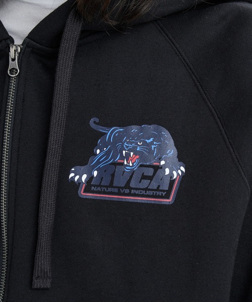 RVCA（ルーカ）の「RVCA メンズ PENSTATION ZIP HD パーカー 【2025年秋冬モデル】 @autumn/ルーカジップアップフードパーカー・フーディー（パーカー・メンズ・オフホワイト/ブラック・SMALL/MEDIUM/LARGE/X-LARGE）」の8枚目の写真