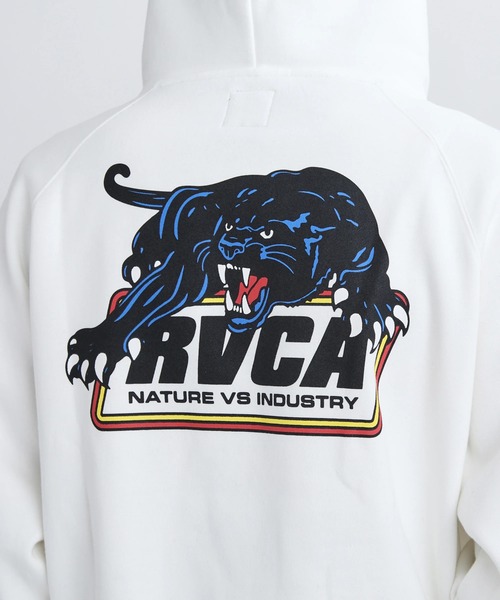 RVCA（ルーカ）の「RVCA メンズ PENSTATION ZIP HD パーカー 【2025年秋冬モデル】 @autumn/ルーカジップアップフードパーカー・フーディー（パーカー・メンズ・オフホワイト/ブラック・SMALL/MEDIUM/LARGE/X-LARGE）」の3枚目の写真