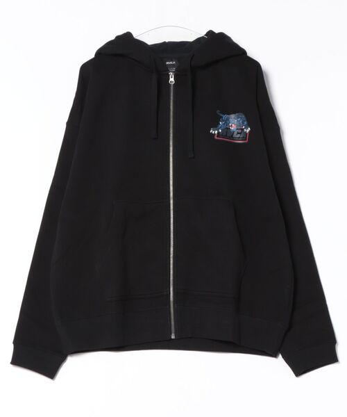 RVCA（ルーカ）の「RVCA メンズ PENSTATION ZIP HD パーカー 【2025年秋冬モデル】 @autumn/ルーカジップアップフードパーカー・フーディー（パーカー・メンズ・オフホワイト/ブラック・SMALL/MEDIUM/LARGE/X-LARGE）」の12枚目の写真
