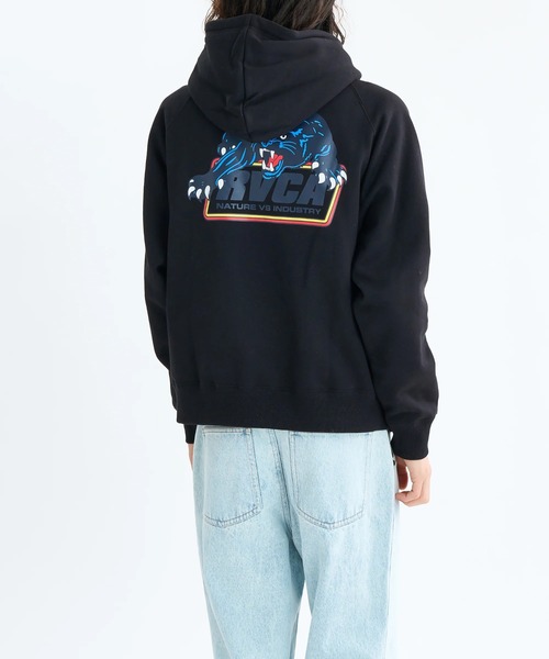 RVCA（ルーカ）の「RVCA メンズ PENSTATION ZIP HD パーカー 【2025年秋冬モデル】 @autumn/ルーカジップアップフードパーカー・フーディー（パーカー・メンズ・オフホワイト/ブラック・SMALL/MEDIUM/LARGE/X-LARGE）」の10枚目の写真
