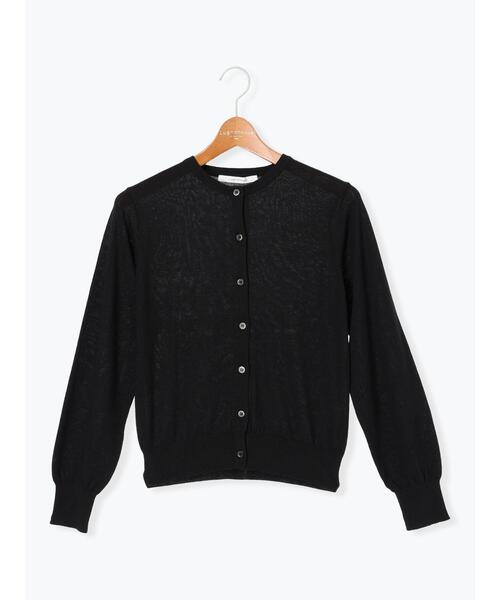 Lugnoncure（ルノンキュール）の「コットンクルーネックカーディガン（カーディガン/ボレロ・レディース・ブラック/レッド/オフホワイト/ブルー・F）」の19枚目の写真