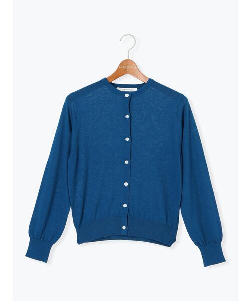 Lugnoncure（ルノンキュール）の「コットンクルーネックカーディガン（カーディガン/ボレロ・レディース・ブラック/レッド/オフホワイト/ブルー・F）」の20枚目の写真