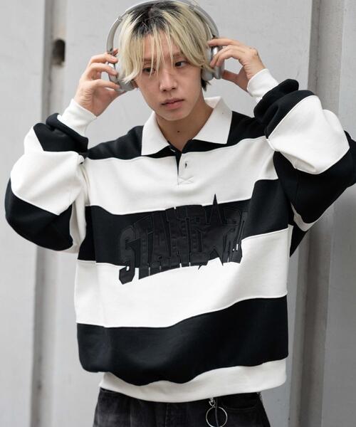 WEGO(ウィゴー)の「WEGO/【25年秋冬新作】カレッジロゴラガースウェット(スウェット・メンズ・グリーン/ホワイト/ワイン・MEDIUM/LARGE)」の1枚目の写真