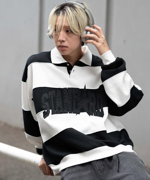 WEGO(ウィゴー)の「WEGO/【25年秋冬新作】カレッジロゴラガースウェット(スウェット・メンズ・グリーン/ホワイト/ワイン・MEDIUM/LARGE)」の13枚目の写真