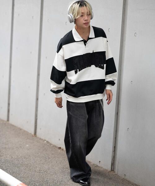 WEGO(ウィゴー)の「WEGO/【25年秋冬新作】カレッジロゴラガースウェット(スウェット・メンズ・グリーン/ホワイト/ワイン・MEDIUM/LARGE)」の12枚目の写真