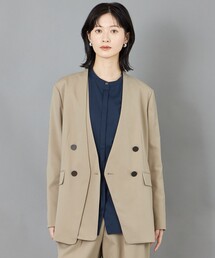 【CAST COLON】フェイクレイヤードウールジャケット