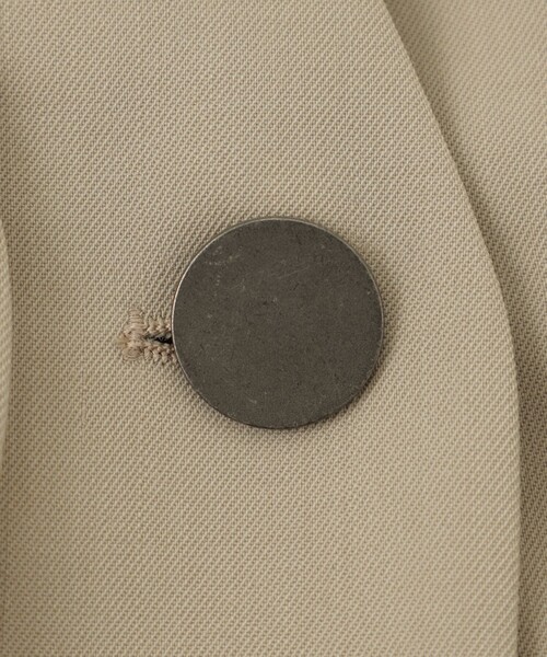 CAST:（キャストコロン）の「【CAST COLON】フェイクレイヤードウールジャケット（テーラードジャケット・レディース・ベージュ/ネイビー・S/M）」の9枚目の写真