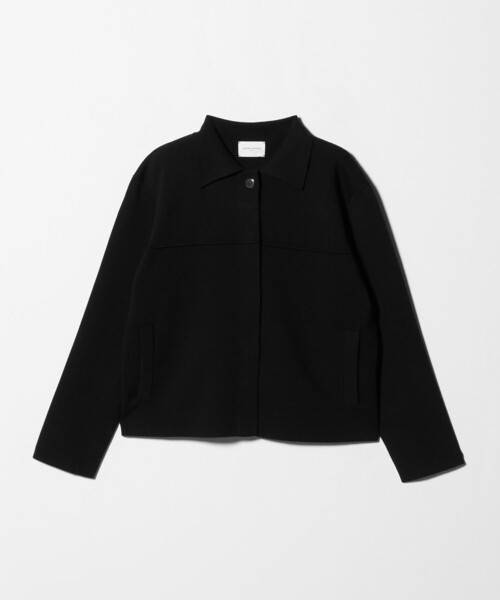 UNITED ARROWS(ユナイテッドアローズ)の「ミラノリブ ニット ジャケット(カーディガン/ボレロ・レディース・ダークグレー/ブラック・FREE)」の20枚目の写真