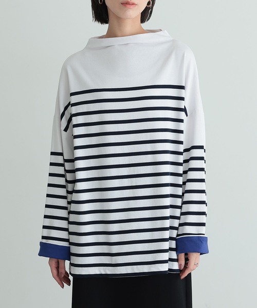 Na+H ボーダーカットソー Na+H ボーダーカットソー