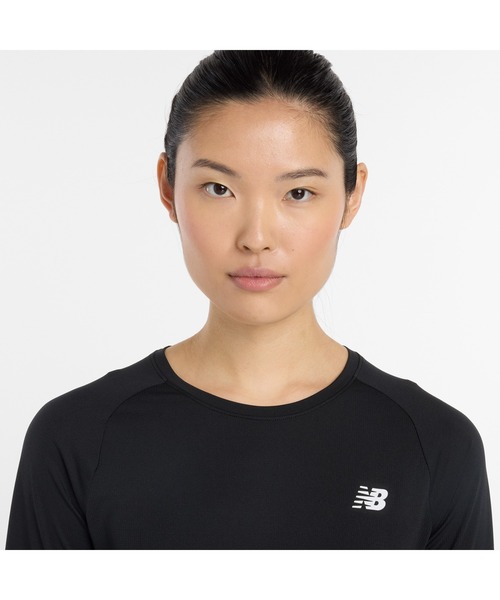 NEW BALANCE（ニューバランス）の「ニューバランス New Balance Sport ロングスリーブTシャツ_（Tシャツ/カットソー・レディース・ネイビー/ブラック・M/L/XL）」の6枚目の写真