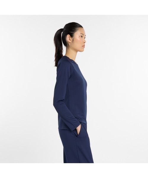 NEW BALANCE（ニューバランス）の「ニューバランス New Balance Sport ロングスリーブTシャツ_（Tシャツ/カットソー・レディース・ネイビー/ブラック・M/L/XL）」の12枚目の写真