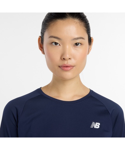 NEW BALANCE（ニューバランス）の「ニューバランス New Balance Sport ロングスリーブTシャツ_（Tシャツ/カットソー・レディース・ネイビー/ブラック・M/L/XL）」の10枚目の写真