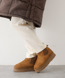 abahouse mavie（アバハウスマヴィ）の「【MEI 】サイドゴアファーショートブーツ（ブーツ）」