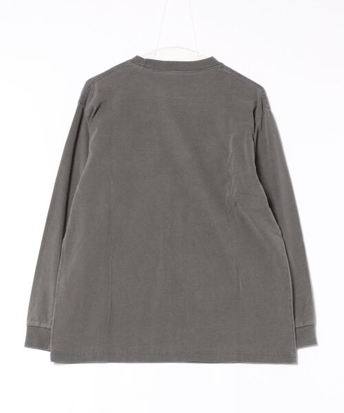 BIRDWELL(バードウェル)の「【BIRDWELL/バードウェル】WORDMARK PGM LS T- SHIRT-JP 日本別注 ピグメント加工 ブランドロゴ ロンT(Tシャツ/カットソー・メンズ・グレー/ブルー・X-LARGE/MEDIUM/LARGE)」の3枚目の写真