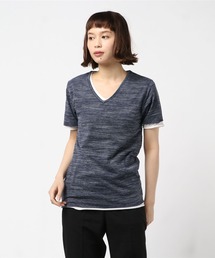 【RES】アンサンブルVネック半袖Tシャツ