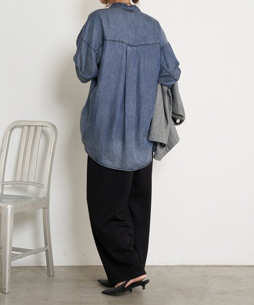 Jena espace merveilleux（ジェナ　エスパスメルヴェイユ）の「カーブラインボンディングパンツ（その他パンツ・レディース・ブラック/チャコールグレー/ベージュ・FREE）」の7枚目の写真