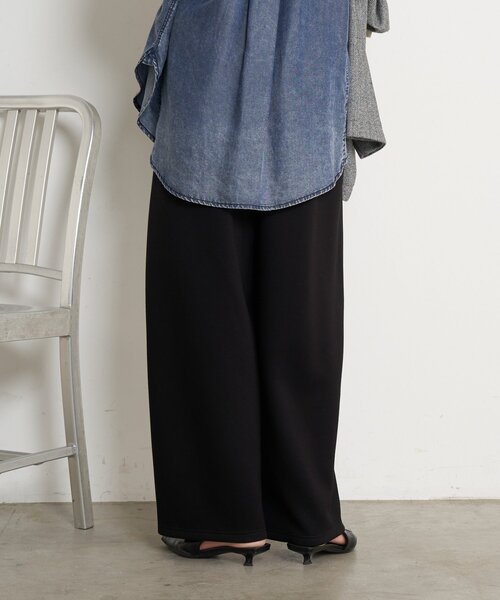 Jena espace merveilleux（ジェナ　エスパスメルヴェイユ）の「カーブラインボンディングパンツ（その他パンツ・レディース・ブラック/チャコールグレー/ベージュ・FREE）」の10枚目の写真