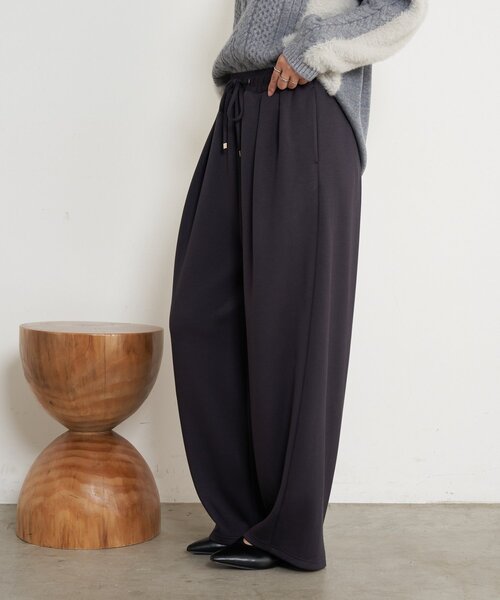 Jena espace merveilleux（ジェナ　エスパスメルヴェイユ）の「カーブラインボンディングパンツ（その他パンツ・レディース・ブラック/チャコールグレー/ベージュ・FREE）」の19枚目の写真