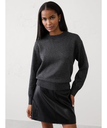 BANANA REPUBLIC FACTORY STORE コットンブレンドリラックスクルーネックセーター