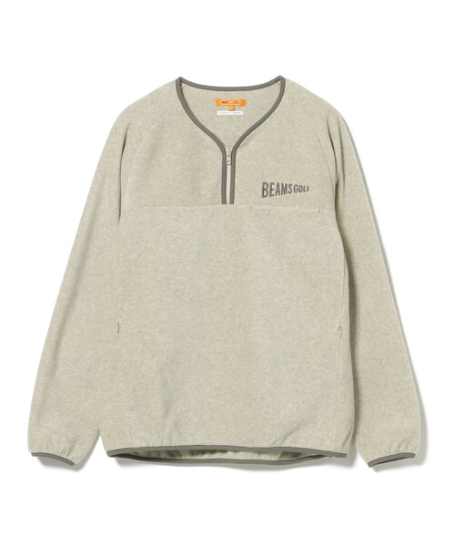 BEAMS GOLF（ビームスゴルフ）の「ORANGE LABEL / ハーフジップ フリース トップス（スウェット・メンズ・ブラック/ベージュ/グレー・LARGE/MEDIUM/SMALL/X-LARGE）」の15枚目の写真
