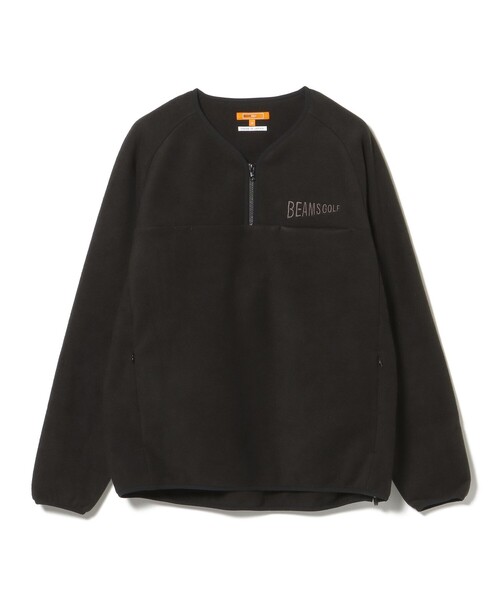 BEAMS GOLF（ビームスゴルフ）の「ORANGE LABEL / ハーフジップ フリース トップス（スウェット・メンズ・ブラック/ベージュ/グレー・LARGE/MEDIUM/SMALL/X-LARGE）」の6枚目の写真