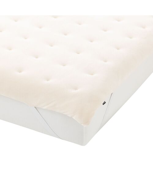 セール】【あったか寝具】WARMY もちもち ドットキルト ベッドパッド