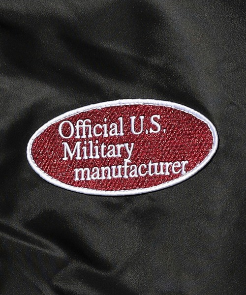 Valley Apparel(バレーアパレル)の「スタジャン風MA-1 フライトナイロンジャケット/フライトジャケット(MA-1・メンズ・シルバー/ブラック・LARGE/X-LARGE/MEDIUM/SMALL)」の10枚目の写真