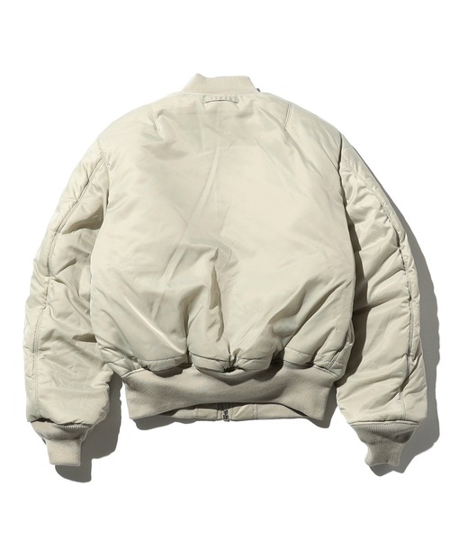 Valley Apparel(バレーアパレル)の「スタジャン風MA-1 フライトナイロンジャケット/フライトジャケット(MA-1・メンズ・シルバー/ブラック・LARGE/X-LARGE/MEDIUM/SMALL)」の22枚目の写真