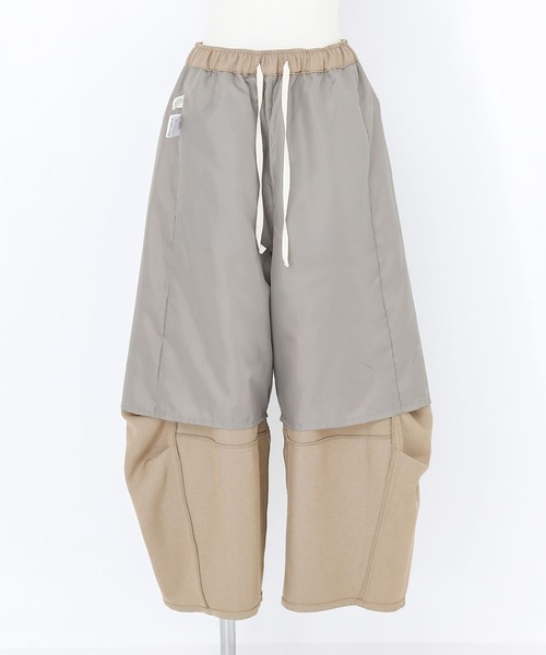 n'OrLABEL(ノアールレーベル)の「ウールライクタックコクーンパンツ(その他パンツ・レディース・チャコール/ブラック/ベージュ・1/2)」の17枚目の写真