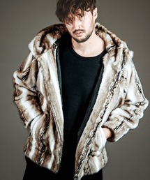 NO ID.（ノーアイディ）の「フェイクファーBIGフーデッドBLZ(ブルゾン)（その他アウター・メンズ）」