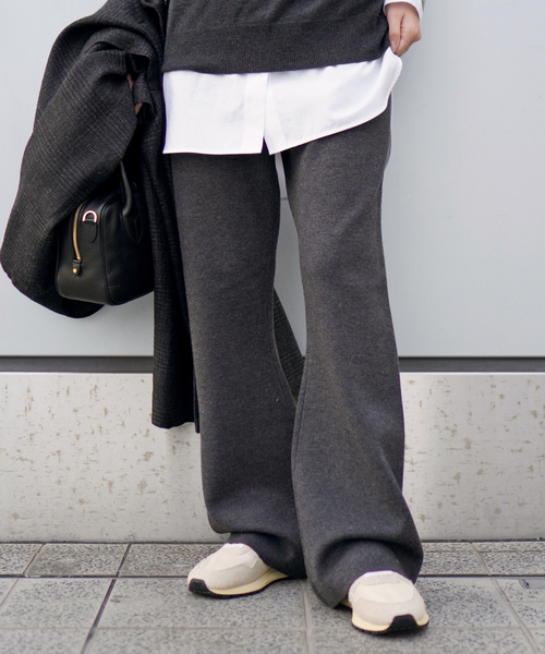 New スムージーニットパンツ（その他パンツ）｜AP STUDIO（エーピー