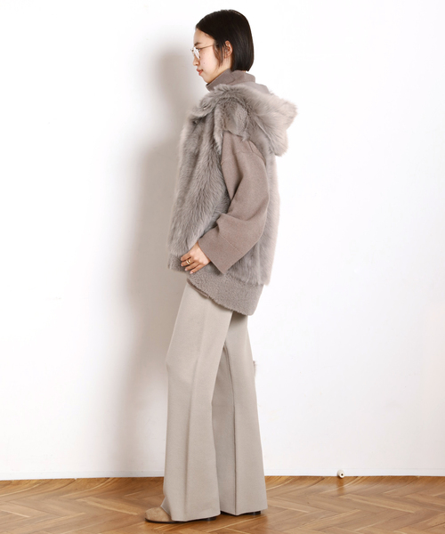 AP STUDIO（エーピーストゥディオ）の「New スムージーニットパンツ（その他パンツ・レディース・ブラック/グレー/アイボリー・40/38/36）」の17枚目の写真