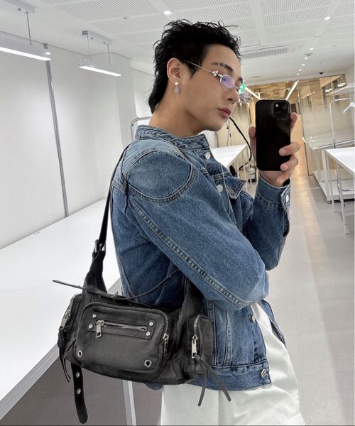 BLACKPURPLE（ブラックパープル）の「マルコバッグ Marco Bag_BROWN（ショルダーバッグ・レディース・ブラウン・FREE）」の16枚目の写真