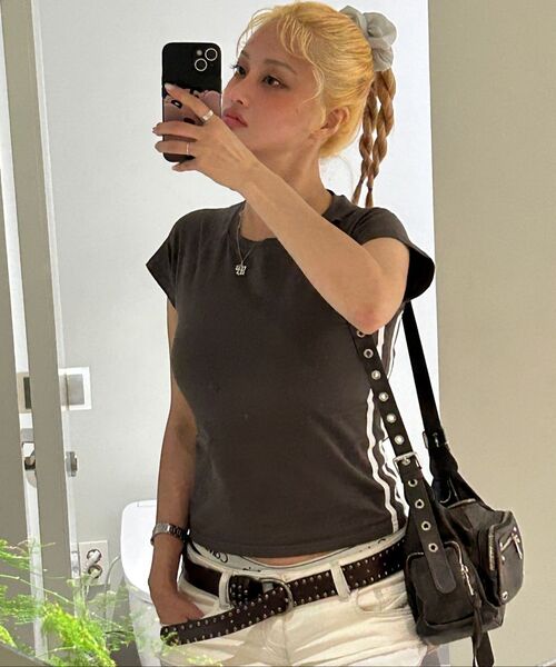 BLACKPURPLE（ブラックパープル）の「マルコバッグ Marco Bag_BROWN（ショルダーバッグ・レディース・ブラウン・FREE）」の21枚目の写真